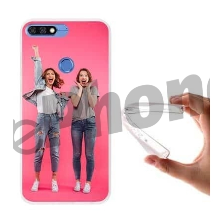 Huawei Y6 2018 - Honor 7A Funda Personalizada TPU Transparente