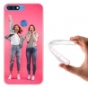 Huawei Y6 2018 - Honor 7A Funda Personalizada TPU Transparente