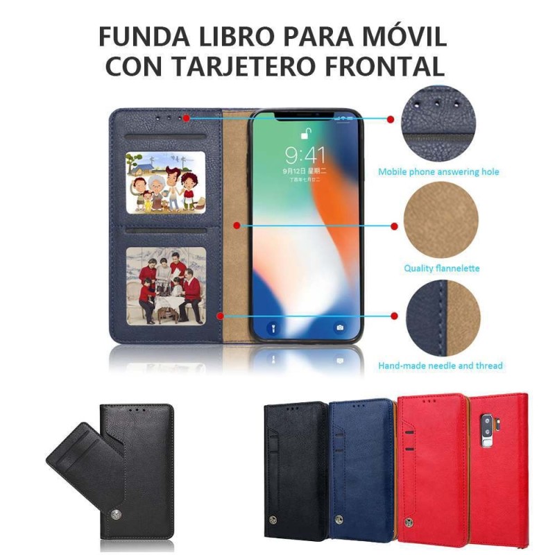 IPHONE 12 Funda libro con tarjetero