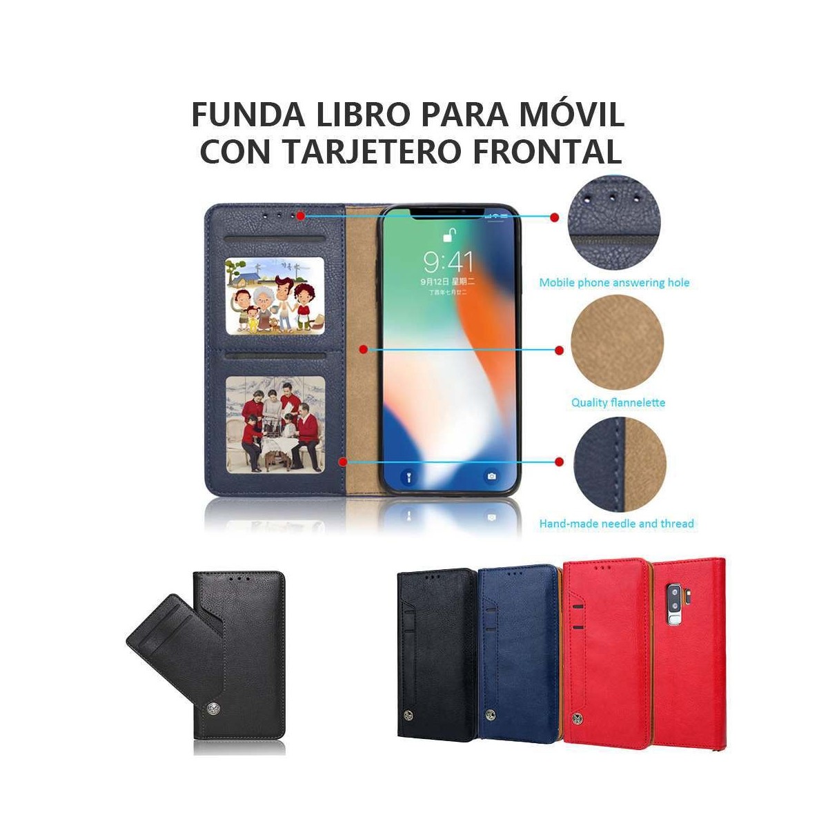 POCO M4PRO 4G Funda libro con tarjetero