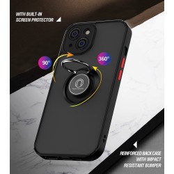 IPHONE 14 CARCASA MATE DE ANILLO