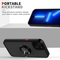 IPHONE 13 CARCASA MATE DE ANILLO