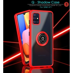 SAMSUNG A71-5G Carcasa mate de anillo