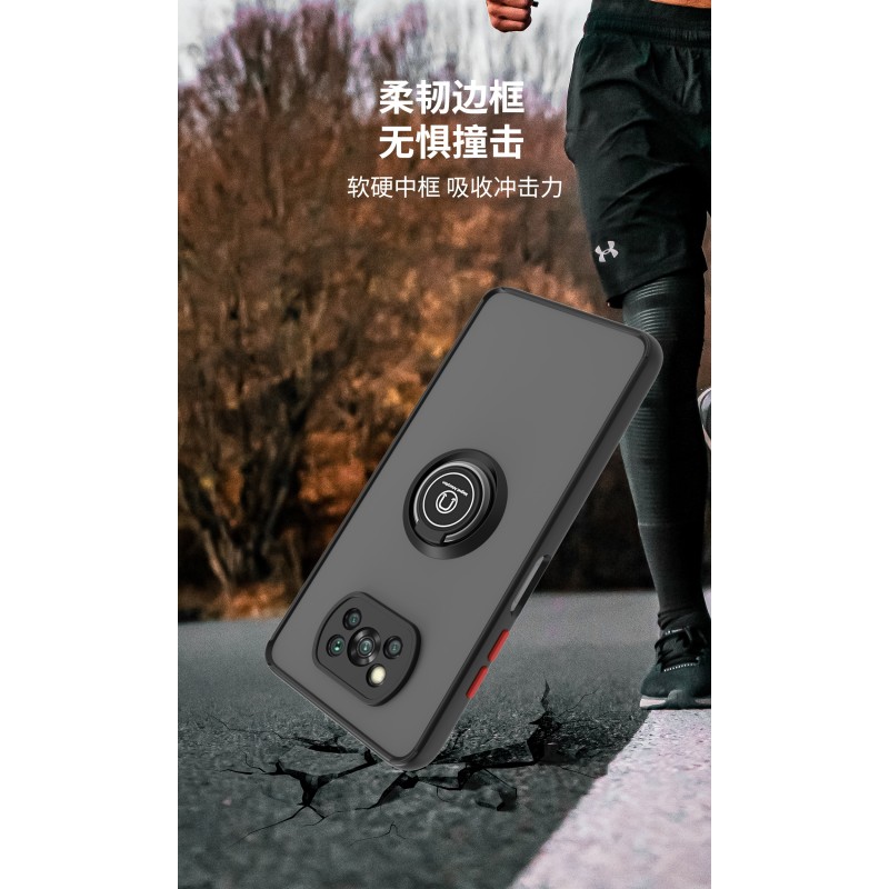 POCOPHONE X3 Carcasa mate de anillo