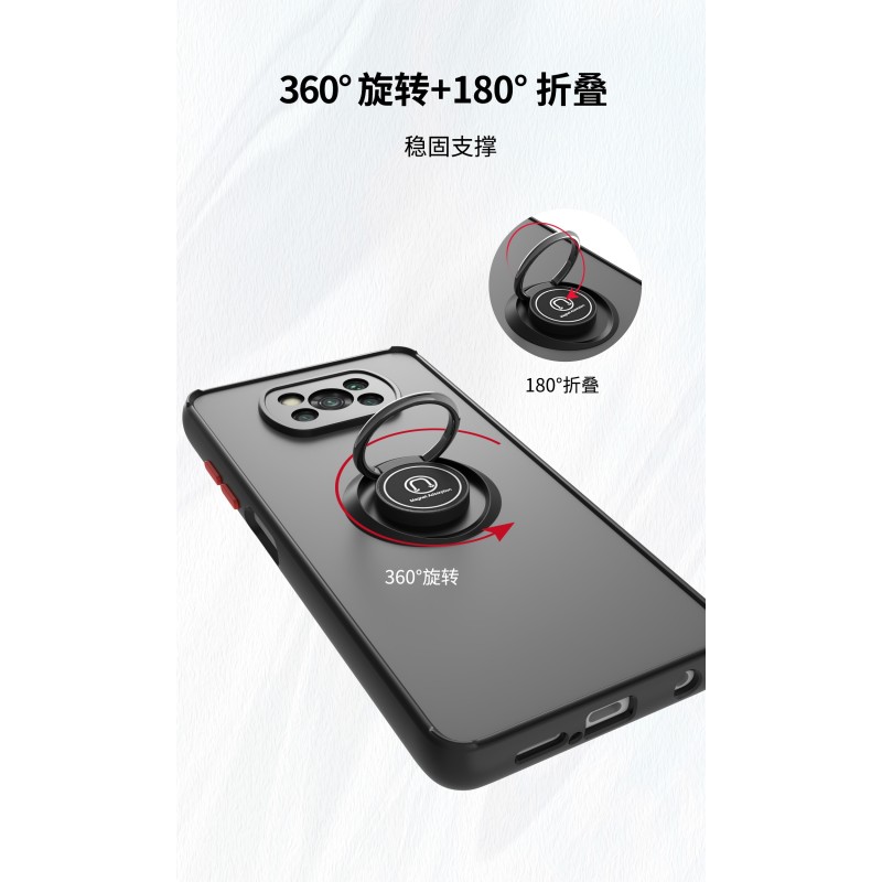 POCOPHONE X3 Carcasa mate de anillo