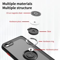 IPHONE SE2 Carcasa mate de anillo