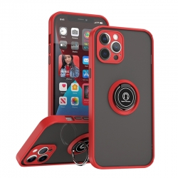 IPHONE 12 6.7 Carcasa mate de anillo