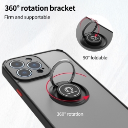 IPHONE 11 6.1 Carcasa mate de anillo