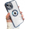 Funda Silicona Transparente con protector de Camara iPhone 14 pro max