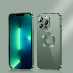 Funda Silicona Transparente con protector de Camara iPhone 13 pro