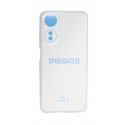 Oppo A78 / A58-5G Funda de Gel TPU Transparente 1.5mm ALTA CALIDAD