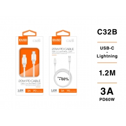 IDUSD.PD Cable USB-C a Lightning 3A - C32B