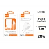 IDUSD.PD3.0 20W + Cable PD Lighnting - D62B
