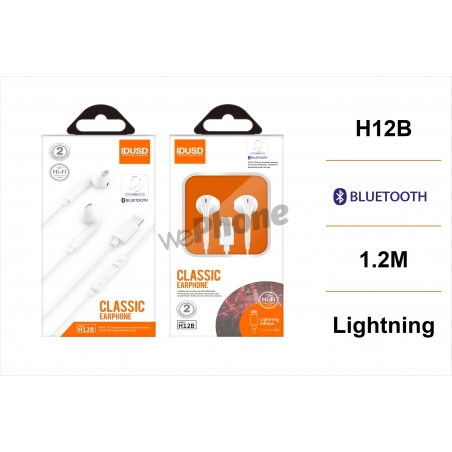 IDUSD.Auriculares Lightning Bluetooth- H12B
