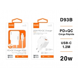 IDUSD.PD+QC 20W + PD USB-C - D93B