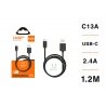 IDUSD.Cable USB-C 1.2M 2.4A - C13A