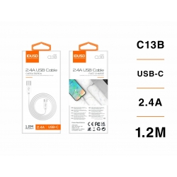 IDUSD.Cable USB-C 1.2M 2.4A - C13B