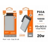 IDUSD.Power Bank 10000mAh Metal PD+QC 20W - P03A