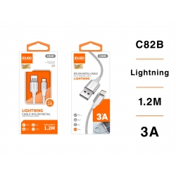 IDUSD.Cable Nylon Lightning 1.2M 3A - C82B