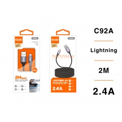 IDUSD.Cable Nylon Lightning 2M - C92A