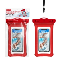 Maxam-HW-105 Roja impermeable para teléfonos de 7-8 pulgadas