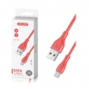 Maxam-SJ-1100 Rojo 2A 1M MICRO USB CABLE