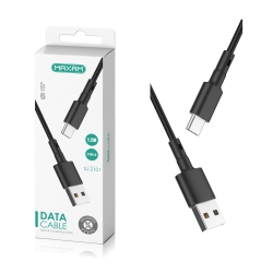 Maxam-SJ-2101 Negro 2A 1.2M TYPE C USB CABLE