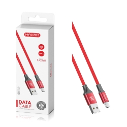 Maxam-SJ-2160 Rojo 2A 1M TIPO C CABLE USB