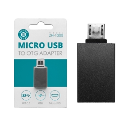 Maxam-ZH-1300 Negro U3.0 MICRO USB OTG ADAPTADOR