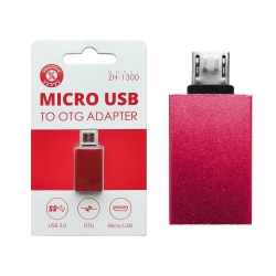 Maxam-ZH-1300 Rojo U3.0 MICRO USB OTG ADAPTADOR