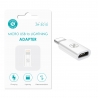 Maxam-ZH-3010 Adaptador blanco de micro USB a Lightning