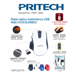 Pritech-RATON INALAMBRICO PBP-098