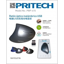 Pritech-RATON OPTICO INALAMBRICO USB