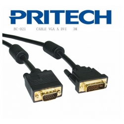 Pritech-CABLE VGA/MACHO A DVI/MACHO BC021