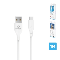 UNICO - CB9128 Silicone cable MICRO 1M OD3.6 white