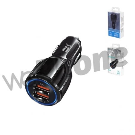 UNICO - NEW CC9237 Car charger, QC3.0+USB A 5V/2.4