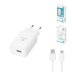 UNICO - HC9388 Travel charger, 1USB, 2.1A current,
