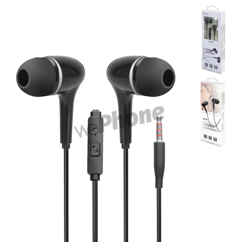 UNICO - EP9392 Wired earphone,With microphone Blac