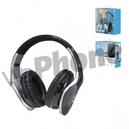 UNICO - HP9398 wearing wired headset,Black+silver