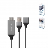 UNICO - AD9435 USB A/M to HDMI + USB M BLACK