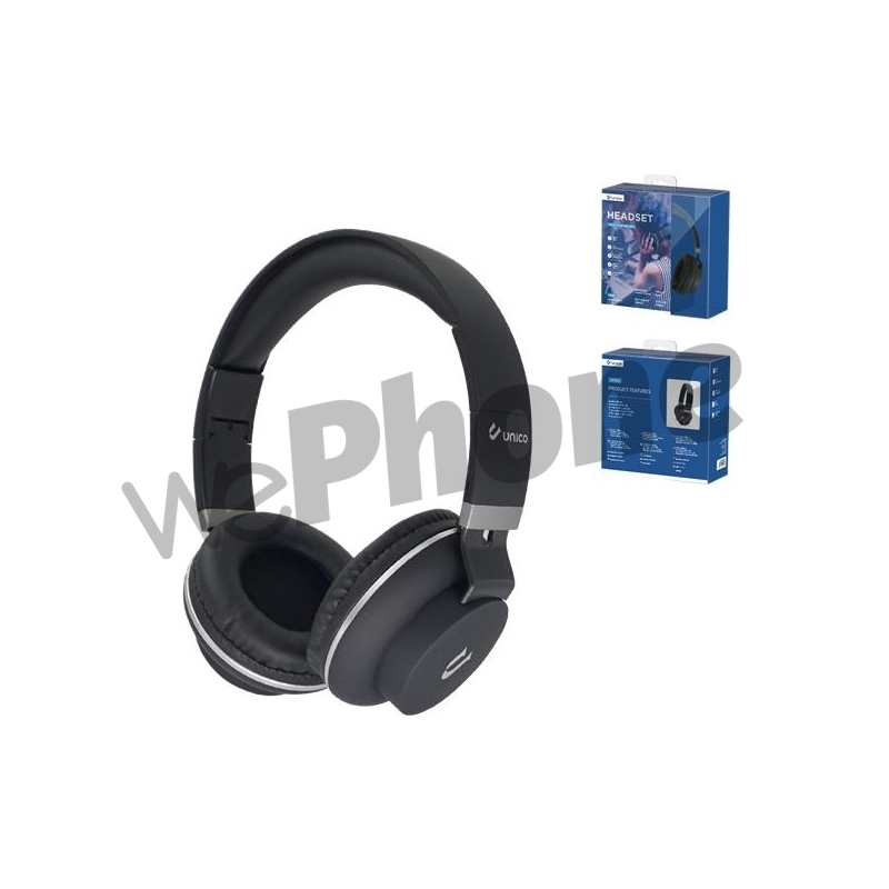 UNICO - HP9396 wearing wired headset,Black