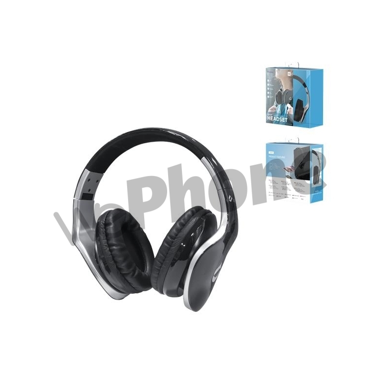 UNICO - HP9398 wearing wired headset,Black+silver