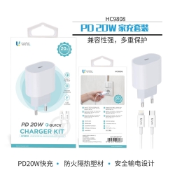 UNICO - NEW HC9808 Travel charger, PD, 20W, White