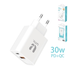 UNICO - NEW HC9834 Travel charger, PD ?A+C?30W, Wh