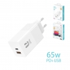 UNICO - NEW HC9835 Travel charger, PD?A+C?65W, Whi