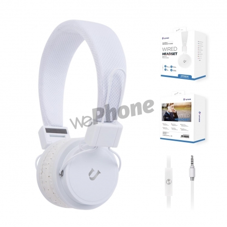UNICO - HP9950 Wired headset with microphone?white