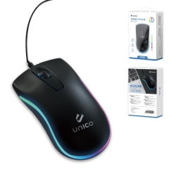 UNICO - MS9952 Wired Mouse ,black
