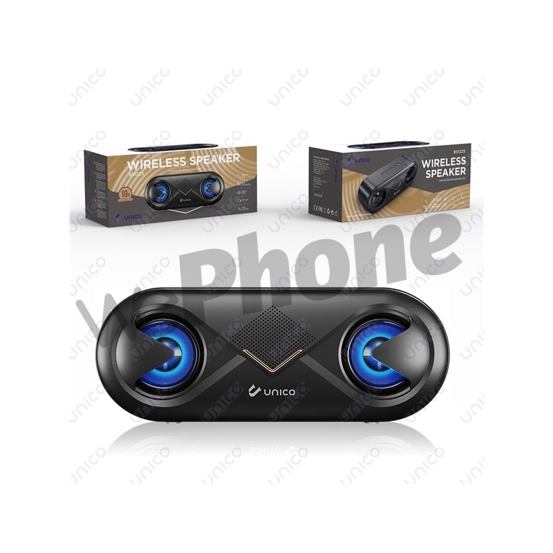 UNICO - BS1225 Metal Bluetooth speaker?all black