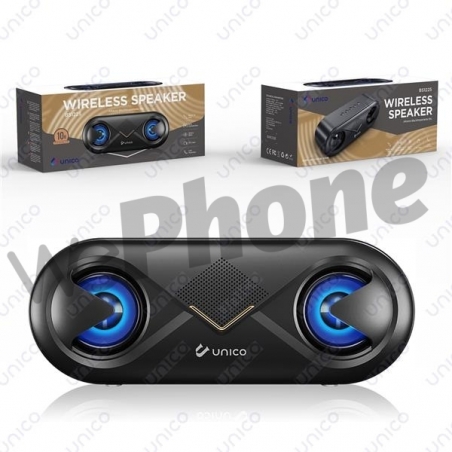 UNICO - BS1225 Metal Bluetooth speaker?all black