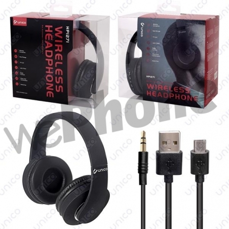 UNICO - HP1271 Wearing bluetooth headset,black